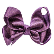 Stor sløyfe i sateng Amethyst