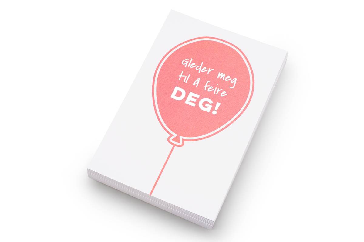 Kort Gleder meg til å feire deg